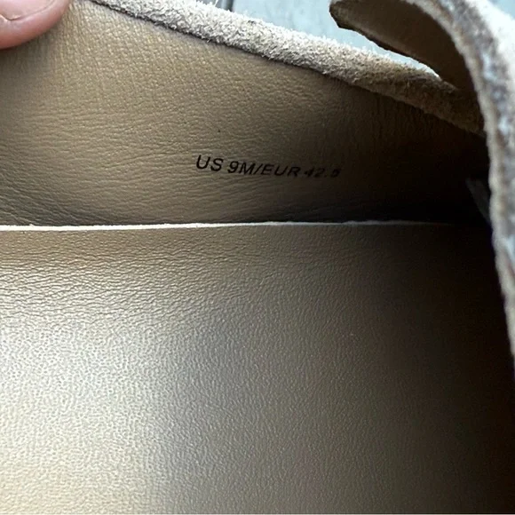 Vince Tan Suede Loafers Slip-On Style - Picture 9 of 9